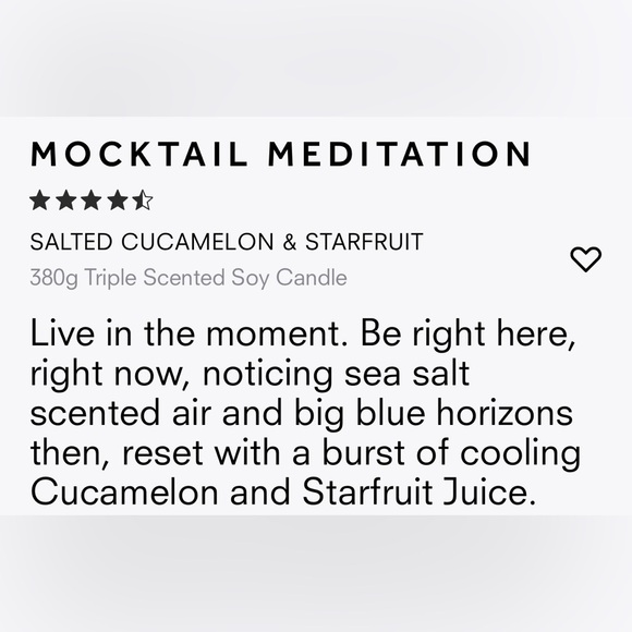 New Glasshouse Fragrances Mocktail Meditation Candle - Free full size gift 🎁 - Picture 4 of 11